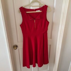 Red Calvin Klein Dress